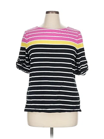 Pre-owned Ruby Rd. Short Sleeve T-shirt In Pink