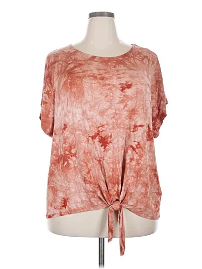 Pre-owned Ruby Rd. Short Sleeve T-shirt In Red