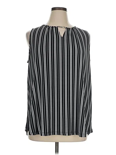 Pre-owned Ruby Rd. Sleeveless Blouse In Black
