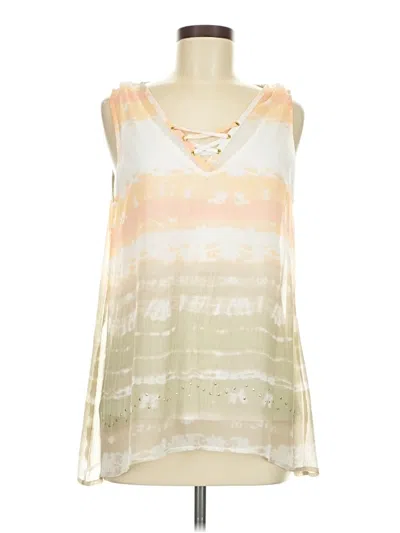 Pre-owned Ruby Rd. Sleeveless Blouse In Ivory
