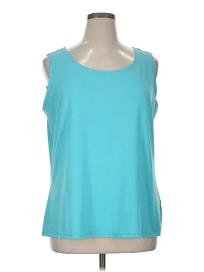 Pre-owned Ruby Rd. Sleeveless T-shirt In Blue