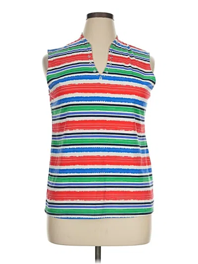 Pre-owned Ruby Rd. Sleeveless T-shirt In Red