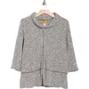 Ruby Rd. Ruby Rd Space Dye Chenille Pullover Sweater In Gray