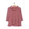 Ruby Rd. Ruby Rd Space Dye Chenille Pullover Sweater In Pink