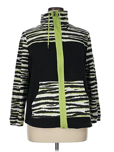 Pre-owned Ruby Rd. Track Jacket In Green