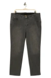 Ruby Rd. Ruby Rd Tummy Control Straight Leg Jeans In Gray