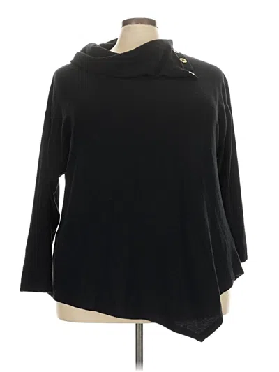 Pre-owned Ruby Rd. Turtleneck Sweater In Black