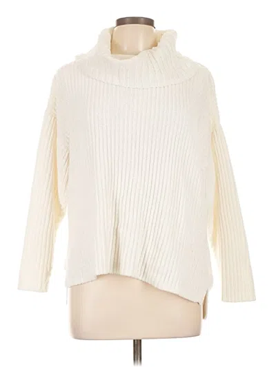 Pre-owned Ruby Rd. Turtleneck Sweater In Ivory