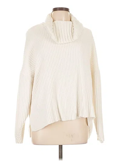 Pre-owned Ruby Rd. Turtleneck Sweater In Ivory