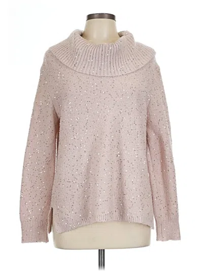 Pre-owned Ruby Rd. Turtleneck Sweater In Pink