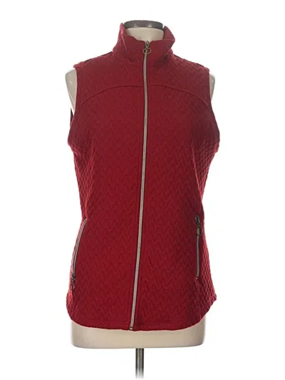 Pre-owned Ruby Rd. Vest In Red