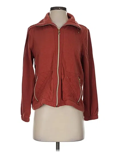 Pre-owned Ruby Rd. Zip Up Hoodie In Red