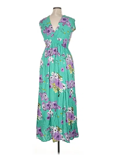 Pre-owned Ruby Rocks Boutique Casual Dress In Green