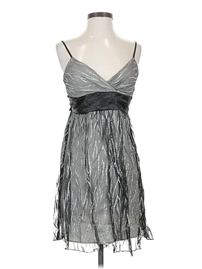 Pre-owned Ruby Rox Cocktail Dress In Silver