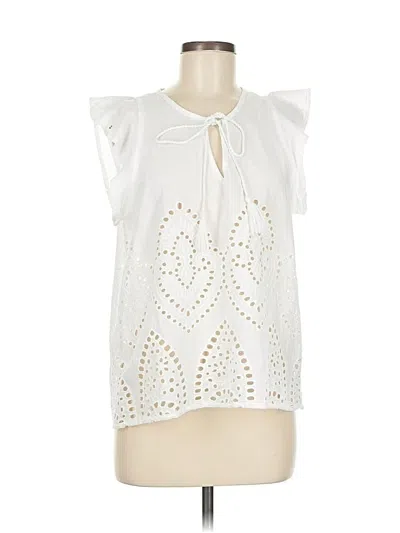 Pre-owned Ruby Yaya Sleeveless Blouse In White