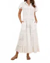 Rubyyaya Mallorca Maxi Dress In White In White