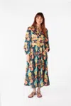 Rubyyaya Raphael Maxi Dress In Multi In Multi
