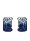 Ruchi New York 18k White Gold Sapphire Earrings In Blue