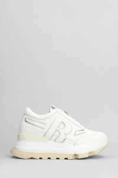 Ruco Line Aki Sneakers In White Leather