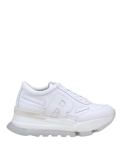 Ruco Line Leather Sneakers In Blanco