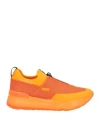 Rucoline Man Sneakers Orange Size 7 Textile Fibers In Orange