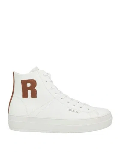Rucoline Man Sneakers White Size 9 Calfskin