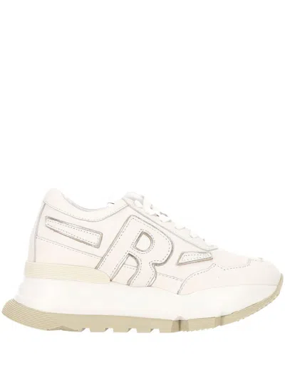Rucoline Sneakers In Bianco Oro