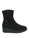 Rucoline Woman Ankle Boots Black Size 4 Textile Fibers In Black