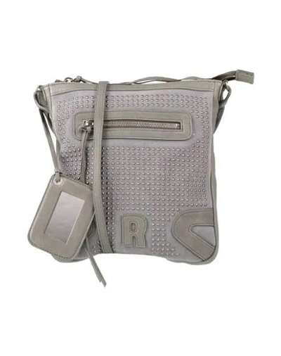 Rucoline Woman Cross-body Bag Grey Size - Leather