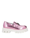 Rucoline Woman Loafers Pink Size 7 Soft Leather In Pink