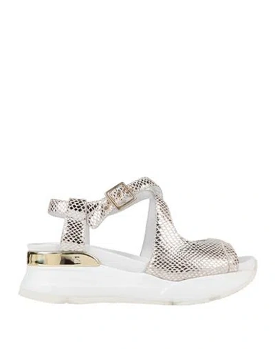 Rucoline Woman Sandals Silver Size 8 Leather