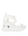 Rucoline Woman Sandals White Size 9 Leather