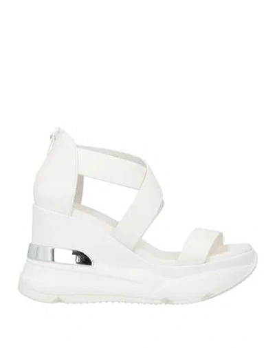 Rucoline Woman Sandals White Size 9 Leather
