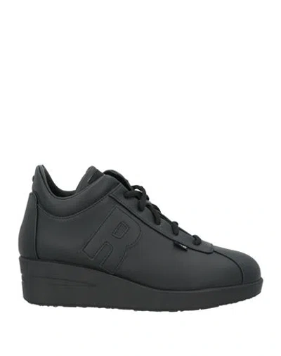 Rucoline Woman Sneakers Black Size 7 Calfskin