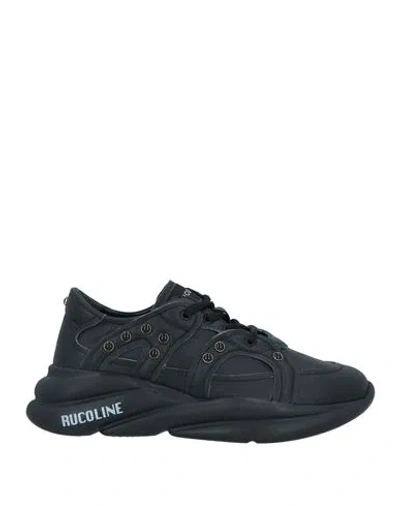 Rucoline Woman Sneakers Black Size 10 Soft Leather