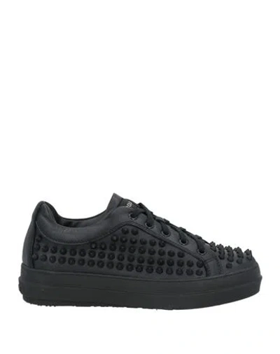 Rucoline Woman Sneakers Black Size 8 Leather