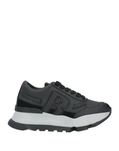 Rucoline Woman Sneakers Black Size 8 Leather