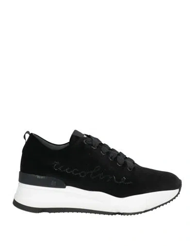 Rucoline Woman Sneakers Black Size 8 Textile Fibers