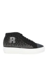 Rucoline Woman Sneakers Black Size 8 Textile Fibers