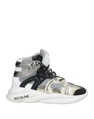 Rucoline Woman Sneakers Grey Size 6 Sheepskin, Calfskin, Textile Fibers