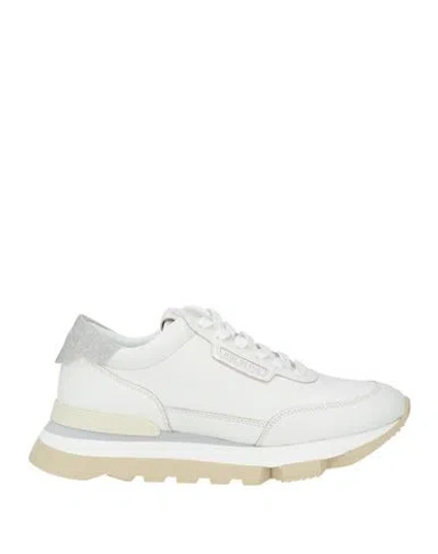 Rucoline Woman Sneakers Ivory Size 8 Leather In Multi