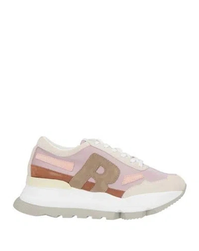 Rucoline Woman Sneakers Lilac Size 9 Cow Leather, Polyurethane In Purple