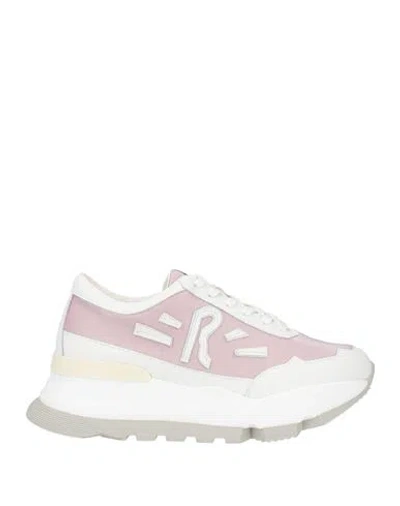Rucoline Woman Sneakers Pink Size 8 Polyurethane, Cow Leather In Multi