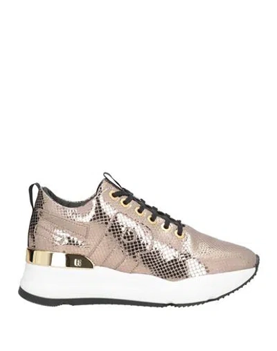 Rucoline Woman Sneakers Platinum Size 8 Leather In Grey