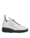 Rucoline Woman Sneakers Silver Size 5 Leather In Silver