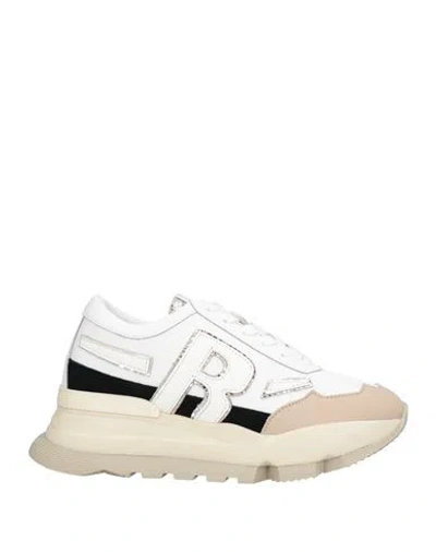Rucoline Woman Sneakers White Size 10 Leather