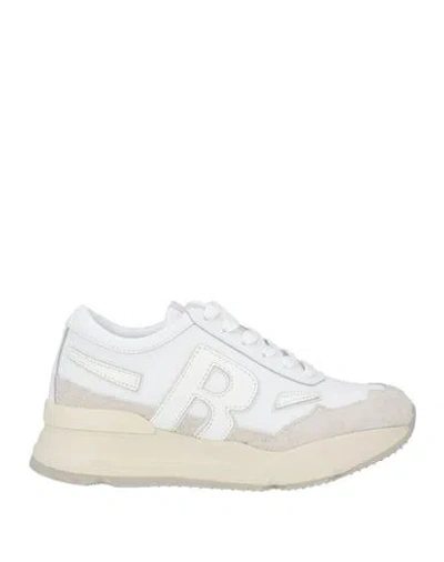Rucoline Woman Sneakers White Size 10 Leather In Multi