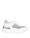 Rucoline Woman Sneakers White Size 7 Calfskin, Polyamide, Polystyrene