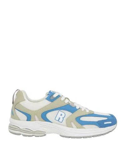 Rucoline Woman Sneakers White Size 7 Textile Fibers, Calfskin In Multi