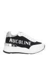 Rucoline Woman Sneakers White Size 8 Calfskin, Polyester, Polyamide, Elastane, Polyurethane In White